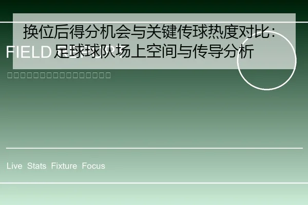 换位后得分机会与关键传球热度对比：足球球队场上空间与传导分析